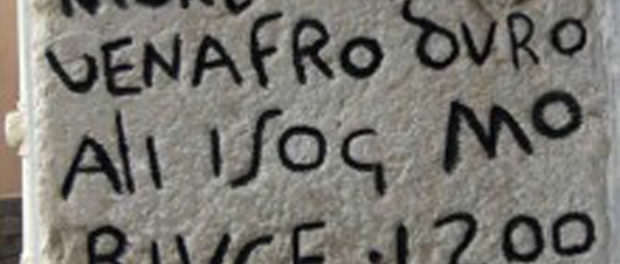 venafri scritture muri